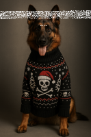 Düstere Weihnachts Fellnase