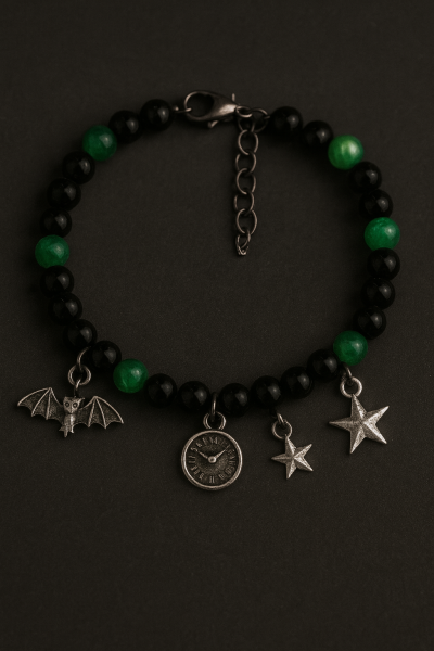 Dark astetic Charm Armband
